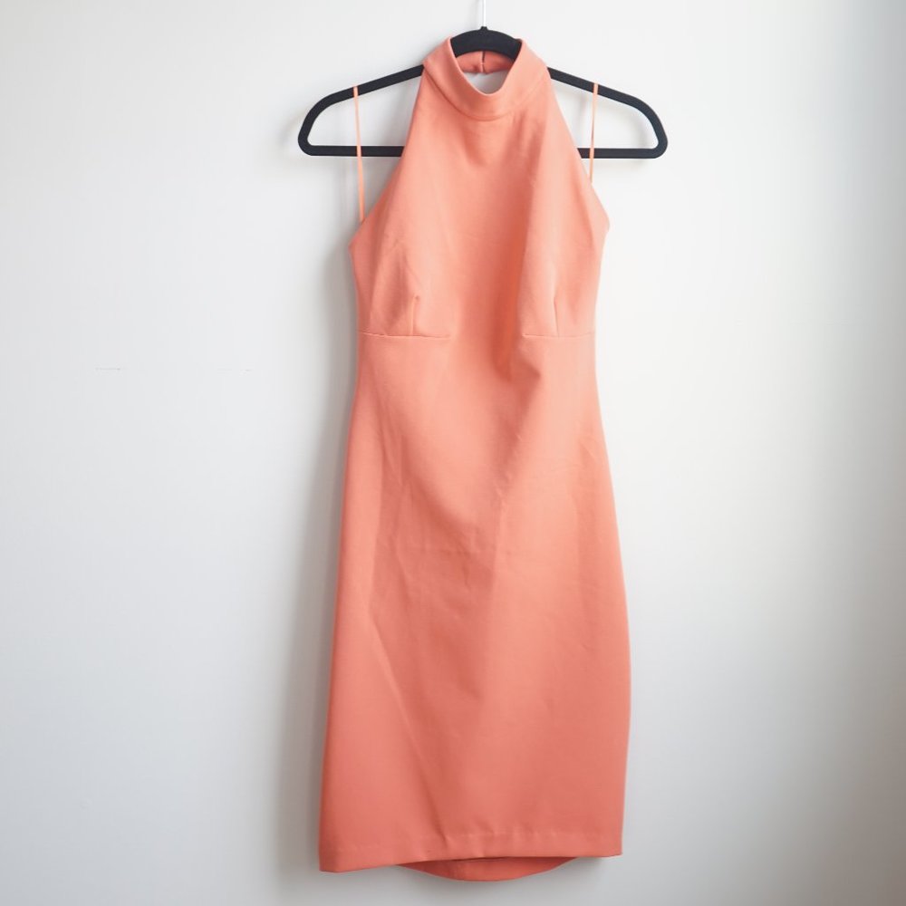 Zara Bodycon Coral Dress